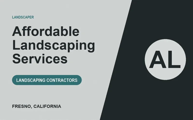 Affordable Landscaping Services in Fresno, California