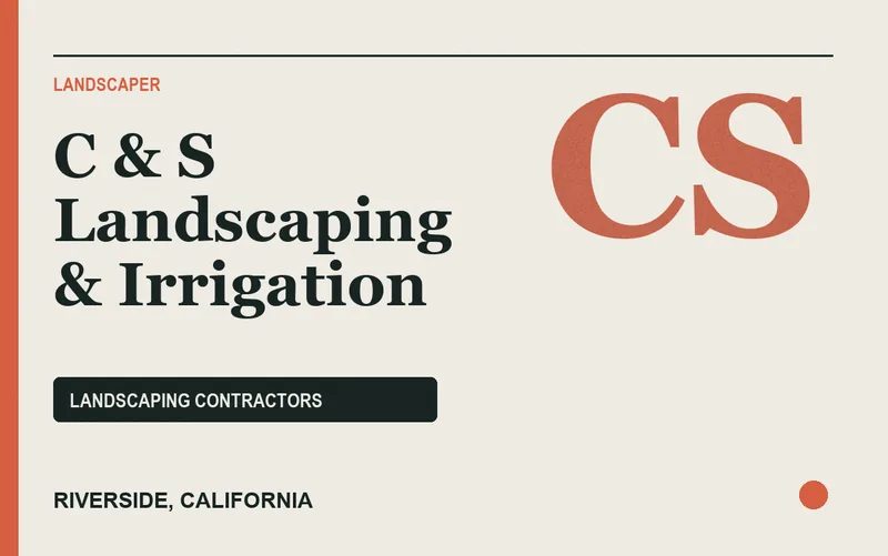 C & S Landscaping & Irrigation in Riverside, California