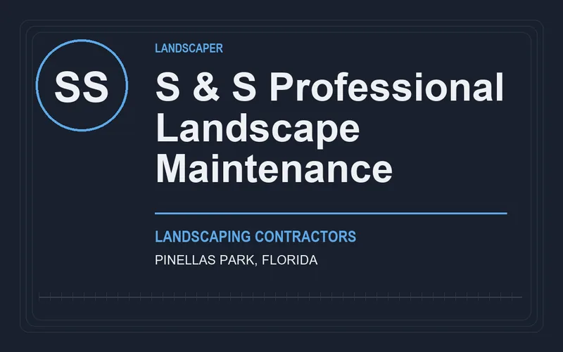 S & S Professional Landscape Maintenance in Pinellas Park, Florida
