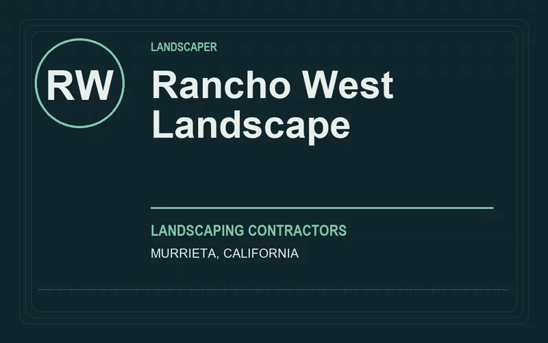 Rancho West Landscape in Murrieta, California