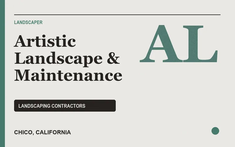 Artistic Landscape & Maintenance in Chico, California