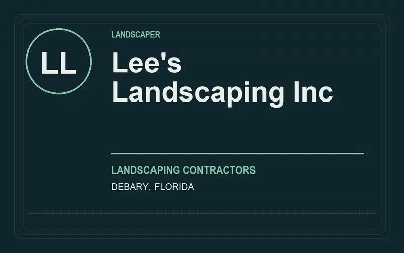 Lee's Landscaping Inc in DeBary, Florida