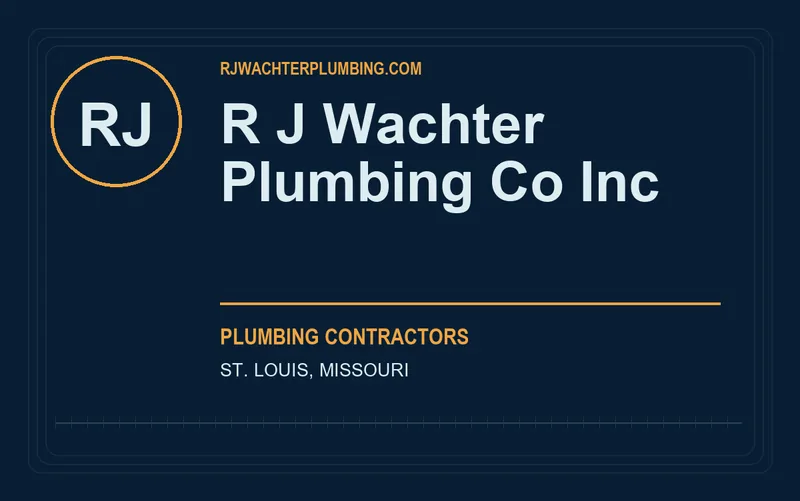 R J Wachter Plumbing Co Inc in St. Louis, Missouri
