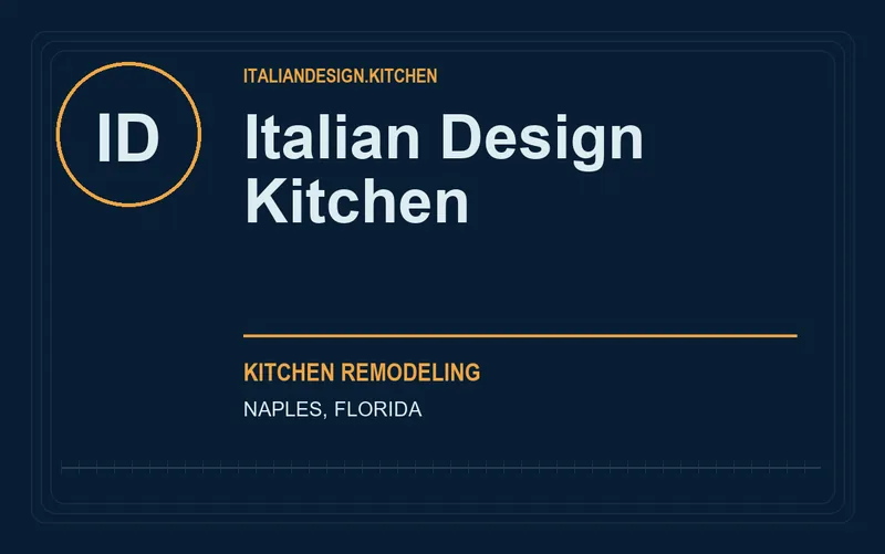 Italian Design Kitchen in Naples, Florida