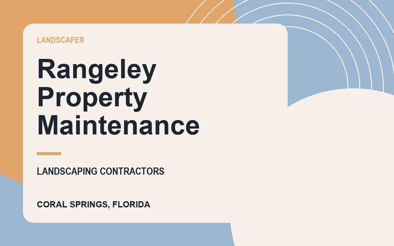 Rangeley Property Maintenance in Coral Springs, Florida