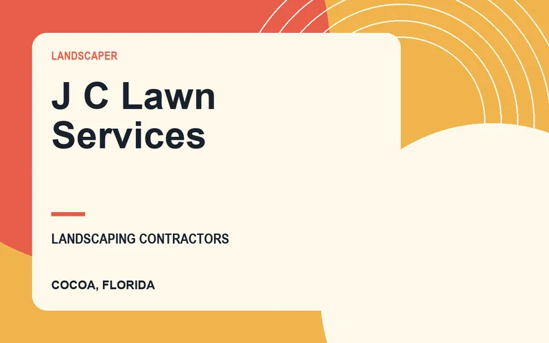 J C Lawn Services in Cocoa, Florida