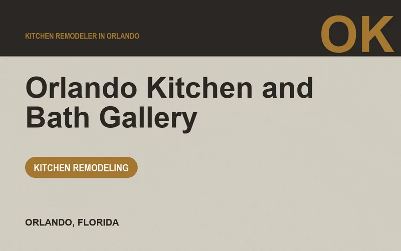 Orlando Kitchen and Bath Gallery in Orlando, Florida