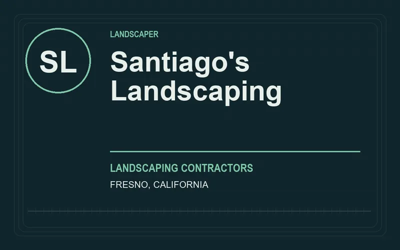 Santiago's Landscaping in Fresno, California