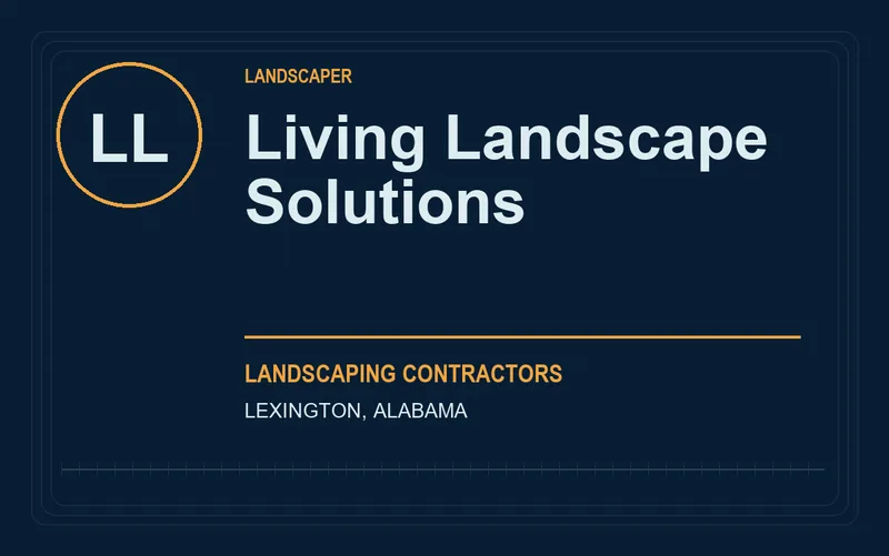 Living Landscape Solutions in Lexington, Alabama