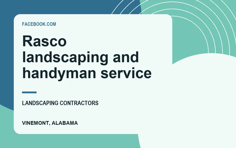 Rasco landscaping and handyman service in Vinemont, Alabama