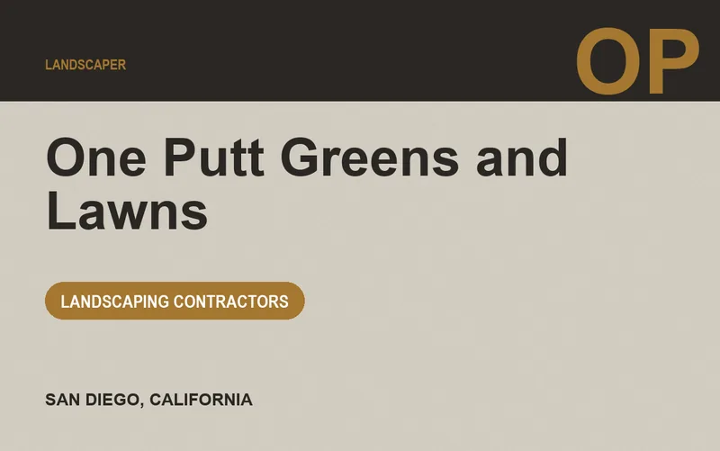 One Putt Greens and Lawns in San Diego, California