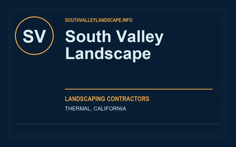 South Valley Landscape in Thermal, California