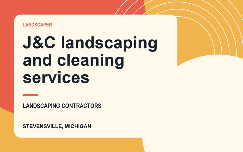 J&C landscaping and cleaning services in Stevensville, Michigan