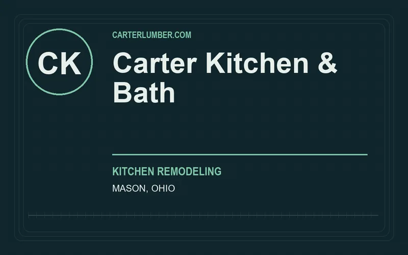 Carter Kitchen & Bath in Mason, Ohio