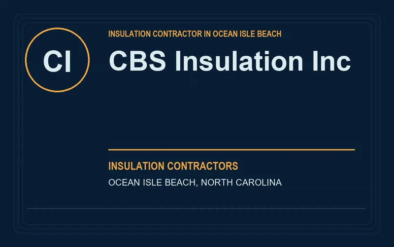 CBS Insulation Inc in Ocean Isle Beach, North Carolina