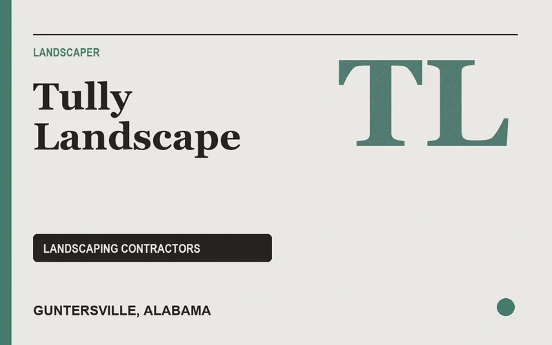 Tully Landscape in Guntersville, Alabama