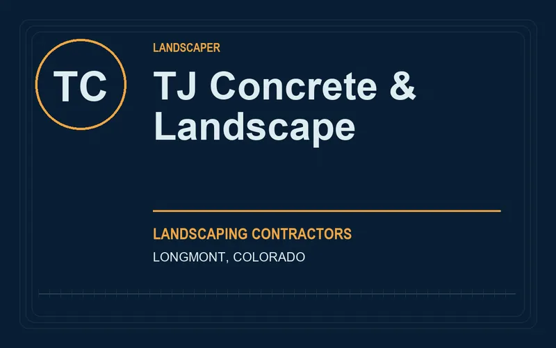 TJ Concrete & Landscape in Longmont, Colorado
