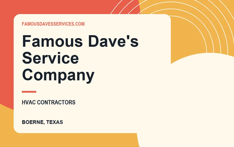 Famous Dave's Service Company in Boerne, Texas