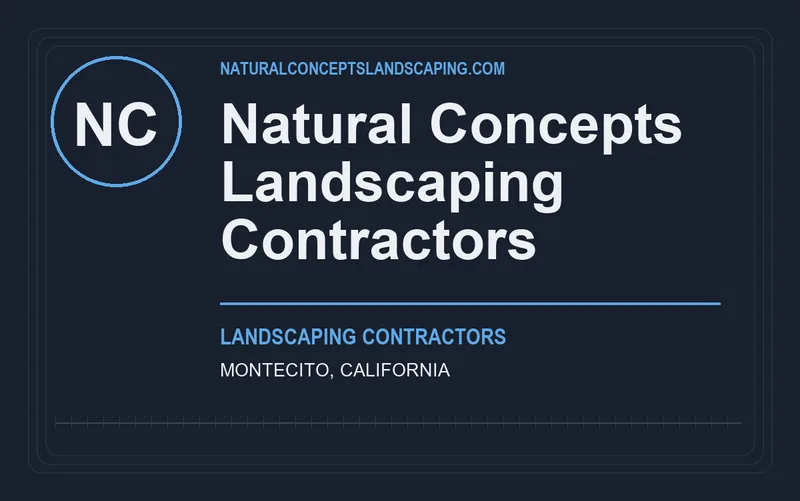 Natural Concepts Landscaping Contractors in Montecito, California