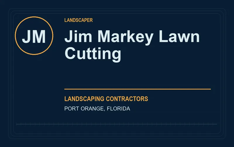Jim Markey Lawn Cutting in Port Orange, Florida