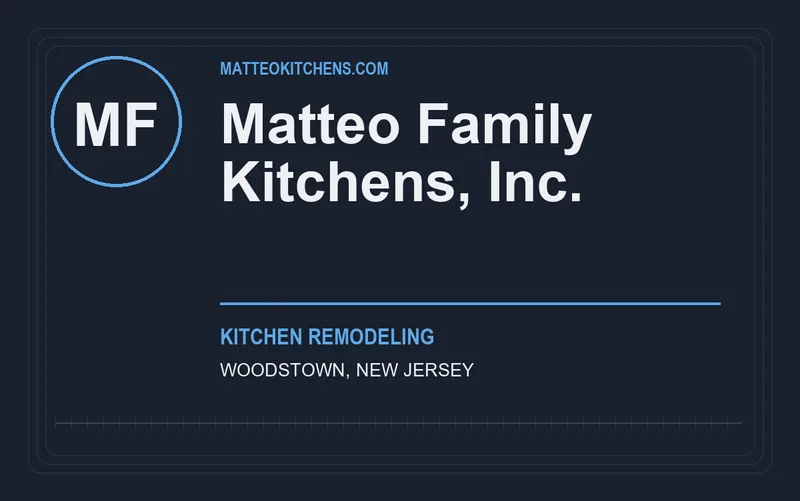 Matteo Family Kitchens, Inc. in Woodstown, New Jersey