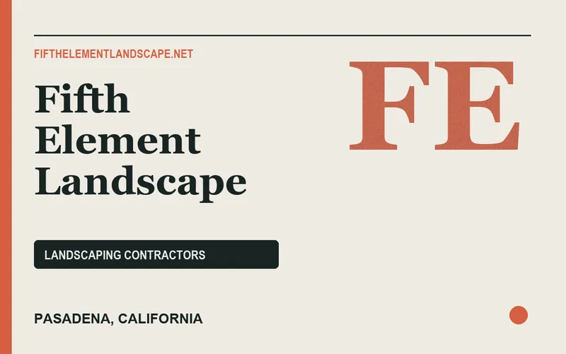 Fifth Element Landscape in Pasadena, California