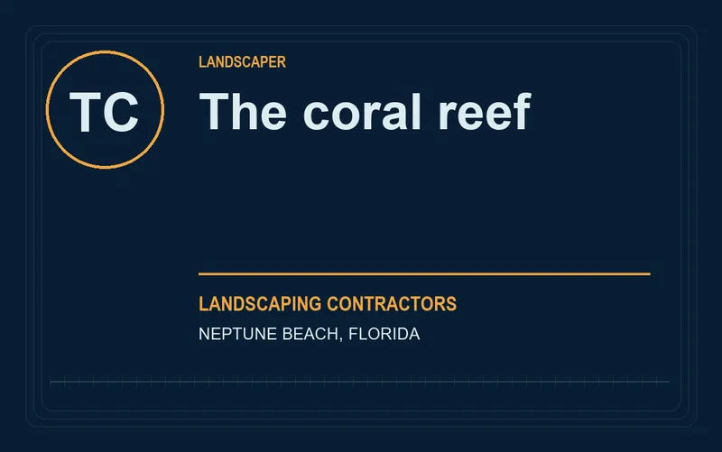 The coral reef in Neptune Beach, Florida