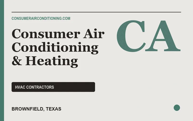 Consumer Air Conditioning & Heating in Brownfield, Texas