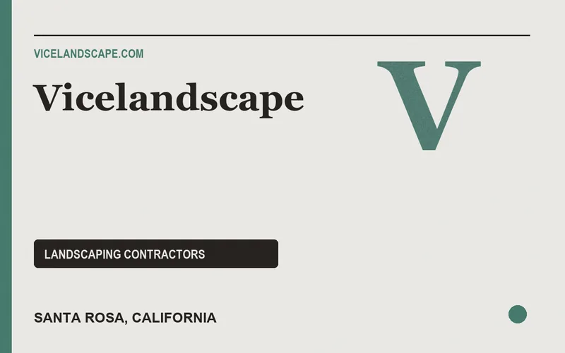 Vicelandscape in Santa Rosa, California