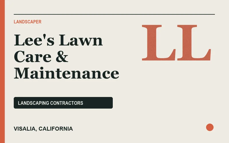 Lee's Lawn Care & Maintenance in Visalia, California