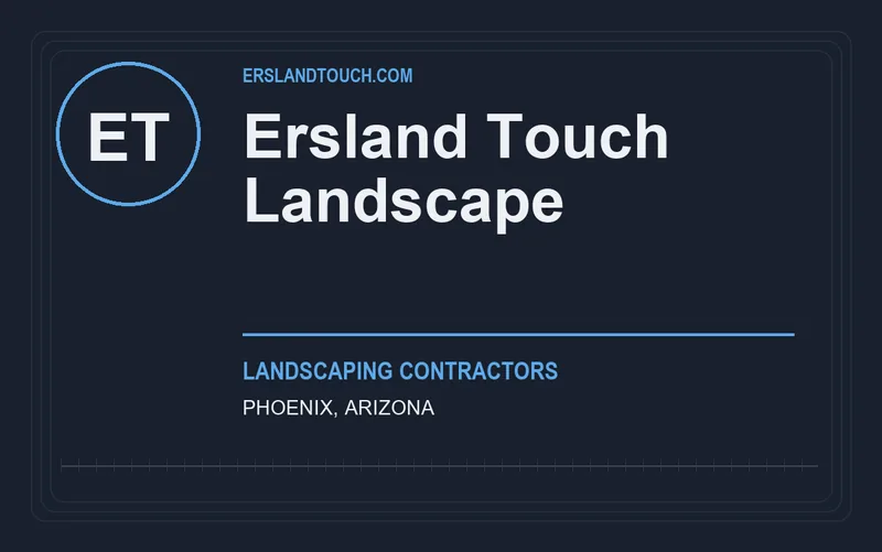 Ersland Touch Landscape in Phoenix, Arizona