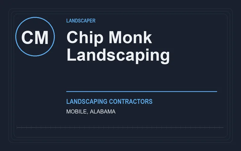 Chip Monk Landscaping in Mobile, Alabama