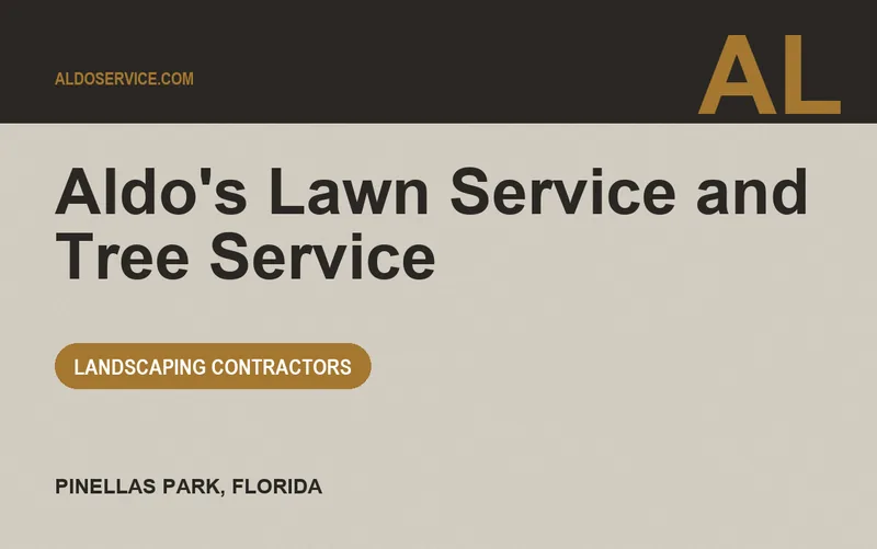 Aldo's Lawn Service and Tree Service in Pinellas Park, Florida