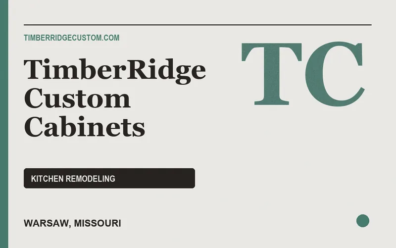 TimberRidge Custom Cabinets in Warsaw, Missouri