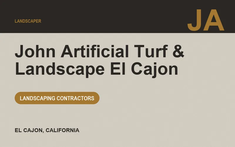JOHN ARTIFICIAL TURF & LANDSCAPE EL CAJON in El Cajon, California