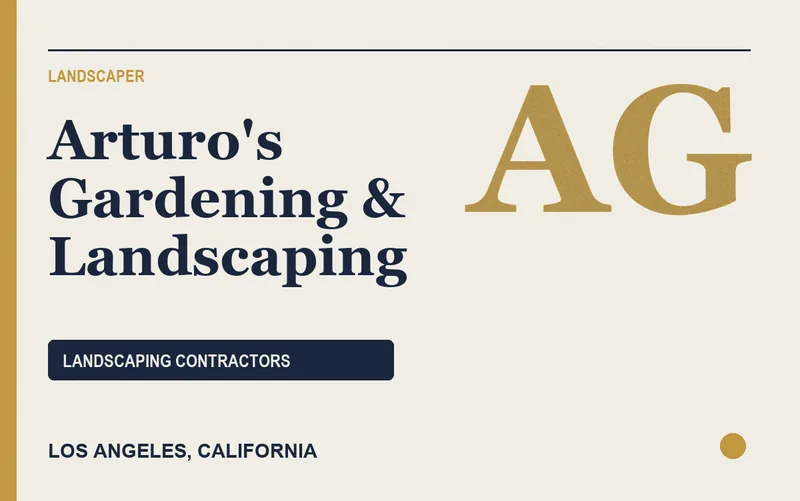 Arturo's Gardening & Landscaping in Los Angeles, California