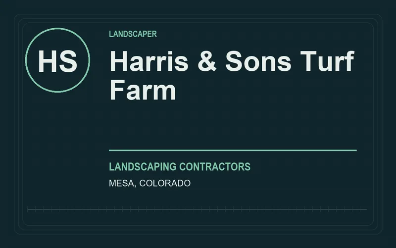 Harris & Sons Turf Farm in Mesa, Colorado