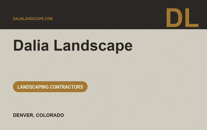 Dalia Landscape in Denver, Colorado