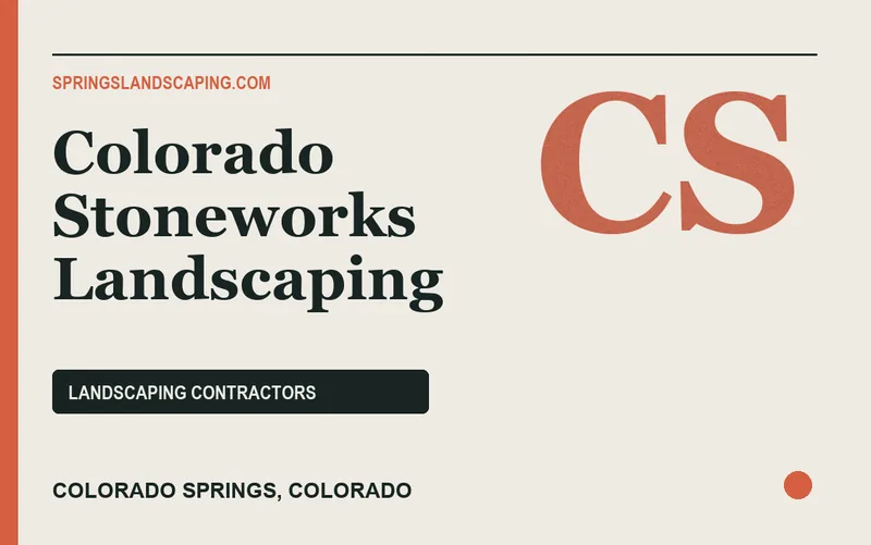Colorado Stoneworks Landscaping in Colorado Springs, Colorado