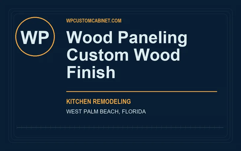 Wood Paneling Custom Wood Finish in West Palm Beach, Florida