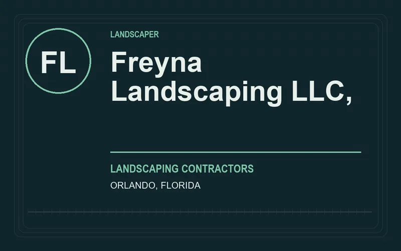 FREYNA LANDSCAPING LLC, in Orlando, Florida