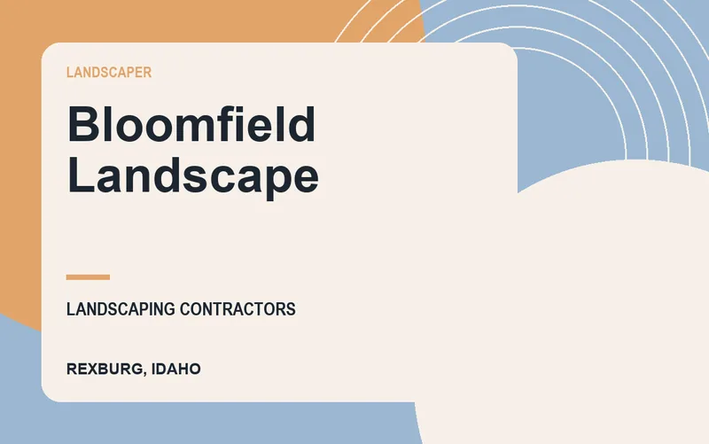 Bloomfield Landscape in Rexburg, Idaho