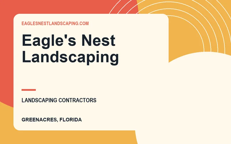 Eagle's Nest Landscaping in Greenacres, Florida