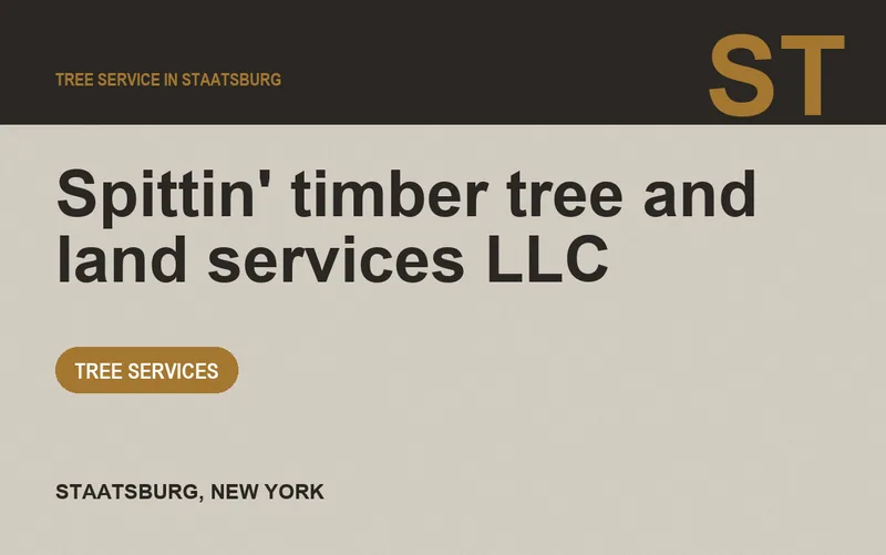 Spittin' timber tree and land services llc in Staatsburg, New York