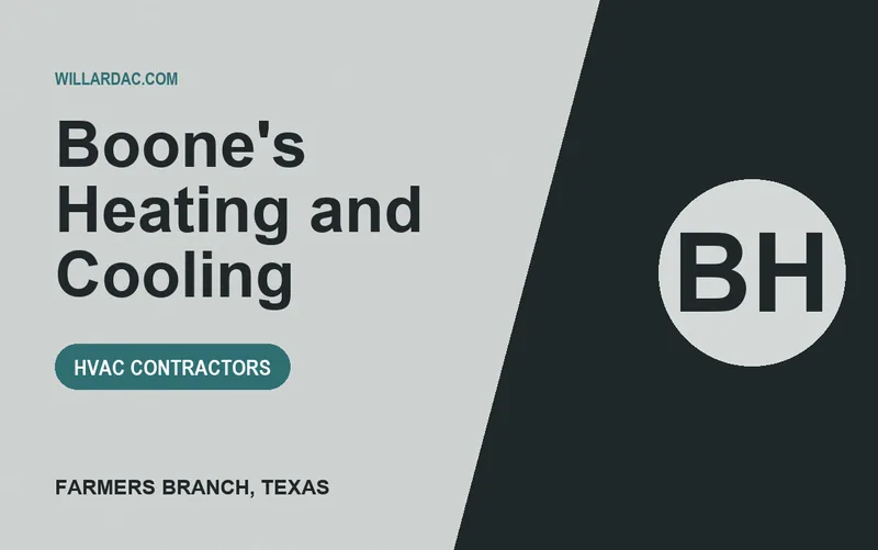 Boone's Heating and Cooling in Farmers Branch, Texas