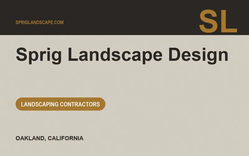 Sprig Landscape Design in Oakland, California