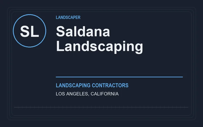 Saldana Landscaping in Los Angeles, California