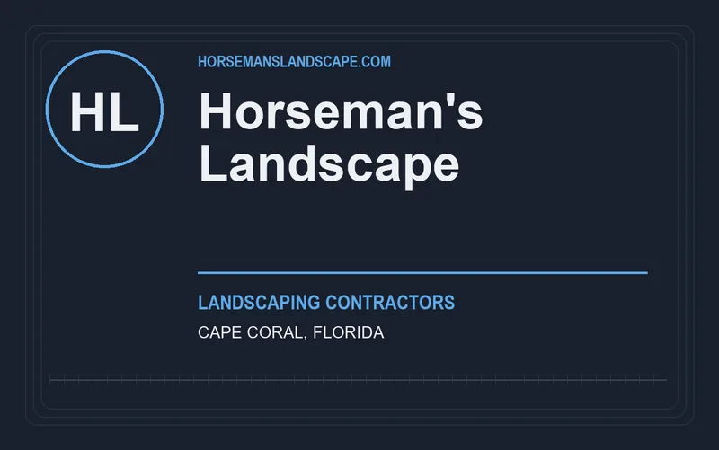 Horseman's Landscape in Cape Coral, Florida