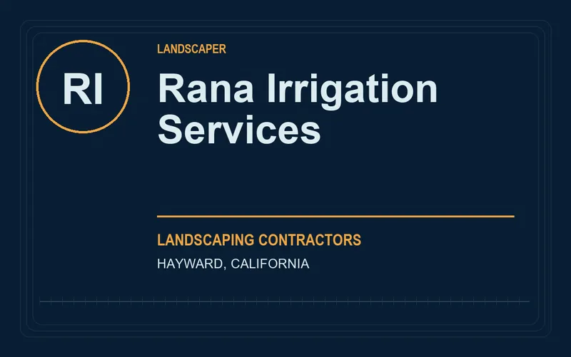 Rana Irrigation Services in Hayward, California