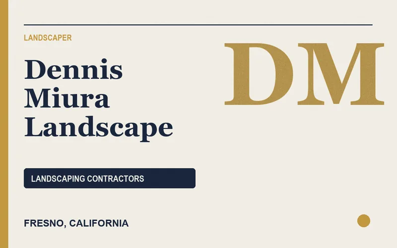 Dennis Miura Landscape in Fresno, California